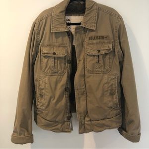 Hollister Heavy Rugged Military Jacket, Men's Small